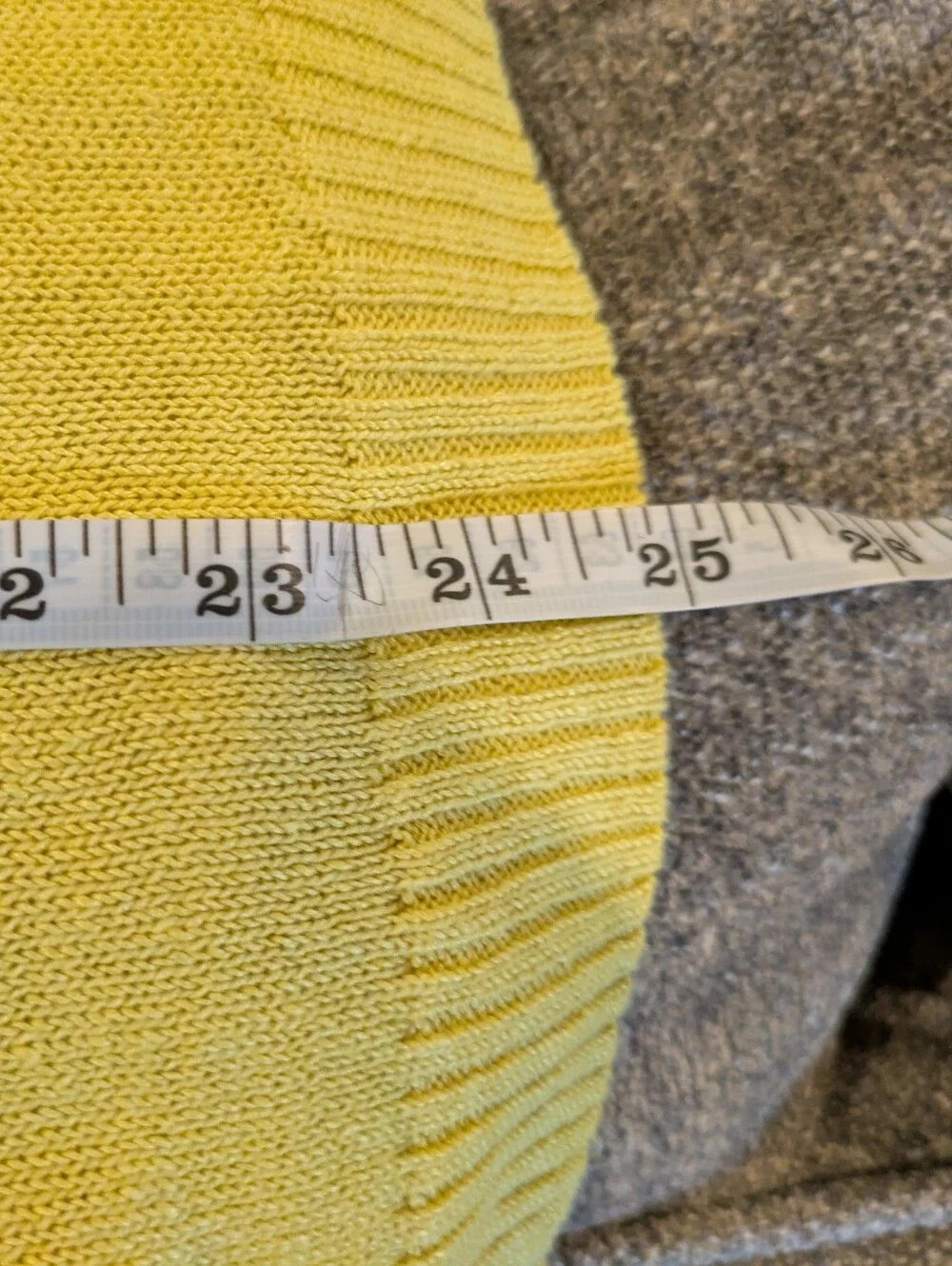 Eileen Fisher Yellow V-Neck Lightweight Sweater